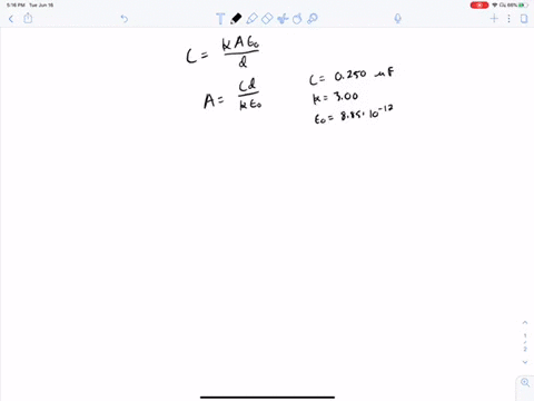 a-parallel-plate-capacitor-is-constructed-using-a-dielectric-material-whose-dielectric-constant-is-2