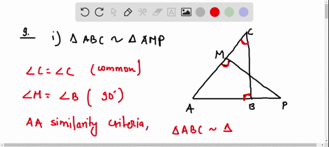 in-fig-639-mathrmabc-and-mathrmamp-are-two-right-triangles-right-angled-at-mathrmb-and-mathrmm-respe