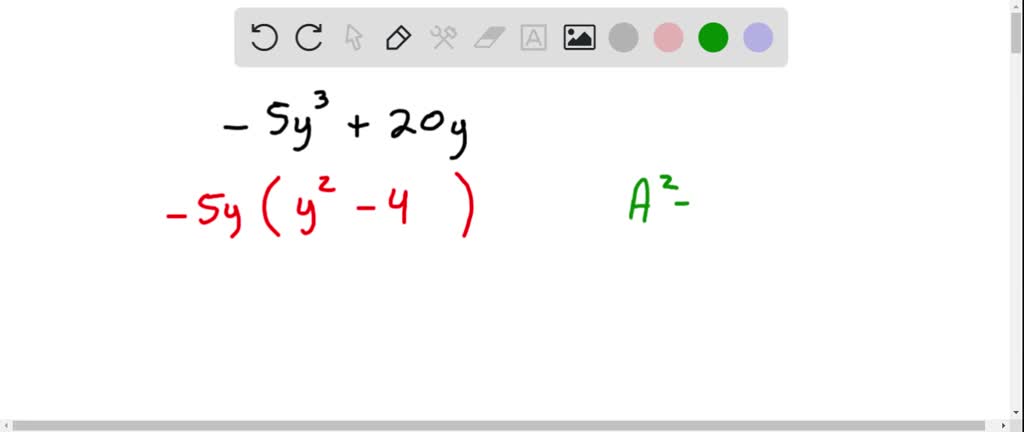 SOLVED:The volume of the box shown is given as 20 y^3+20 y^2+5 y ...