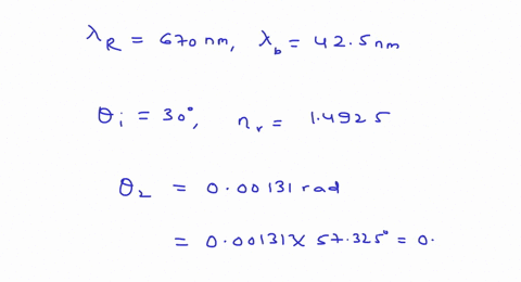 a-beam-of-light-with-red-and-blue-components-of-wavelengths-670-mathrmnm-and-425-mathrmnm-respective