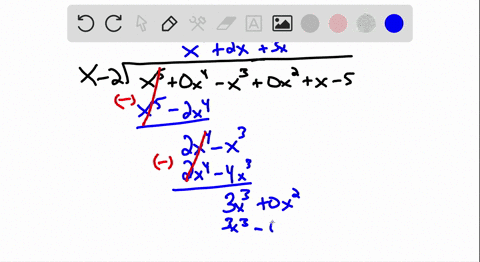 state-the-quotient-and-remainder-when-the-first-polynomial-is-divided-by-the-second-check-your-divis
