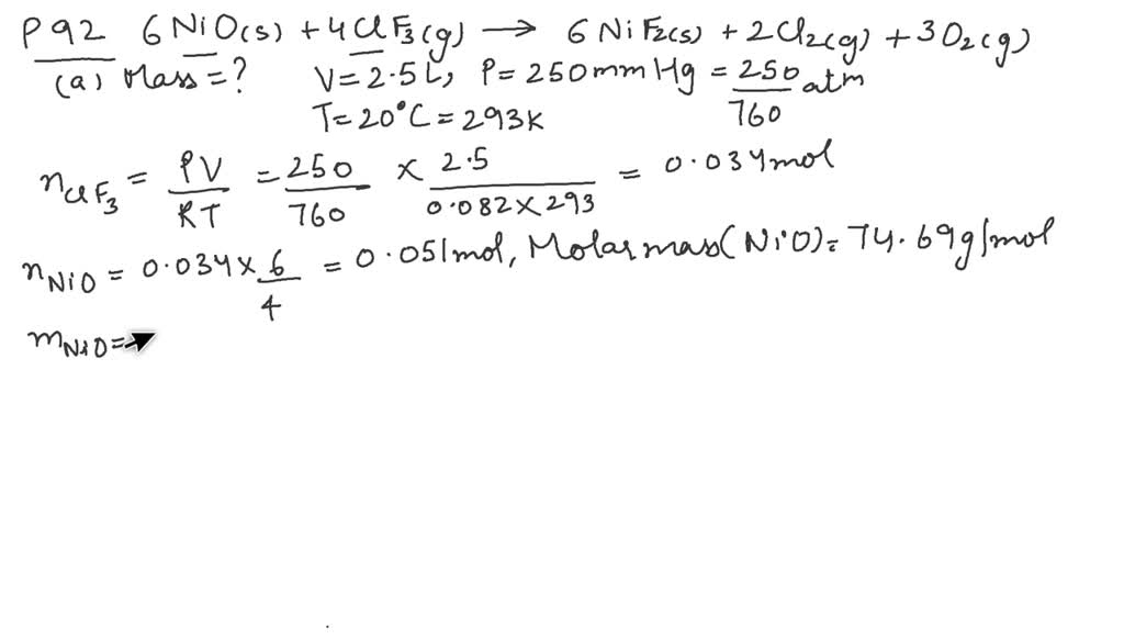 SOLVED:Chlorine trifluoride, ClF3, is a valuable reagent because it can ...