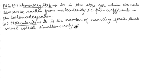 define-each-of-the-following-a-elementary-step-b-molecularity-c-reaction-mechanism-d-intermediate-e-