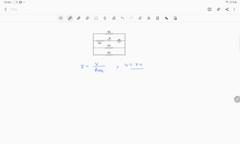 four-identical-resistors-of-4-omega-each-are-joined-in-circuit-as-shown-in-figure-the-cell-b-has-emf