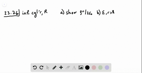 charge-is-distributed-uniformly-throughout-the-volume-of-an-in-finitely-long-solid-cylinder-of-radiu
