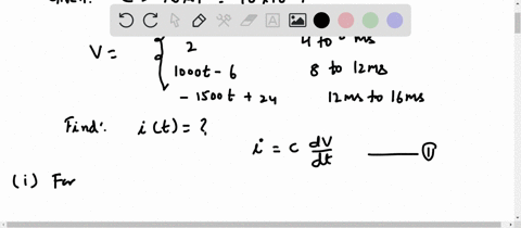 the-voltage-across-a-10-mu-mathrmf-capacitor-is-shown-in-fig-p67-determine-the-waveform-for-the-curr
