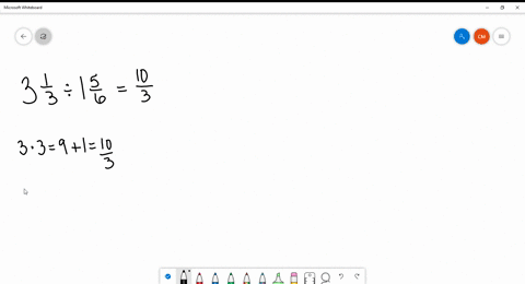 perform-the-operations-and-if-possible-simplify-3-frac13-div-1-frac56