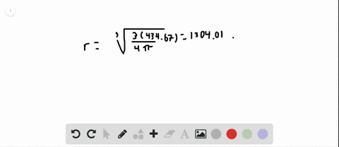 the-radius-r-of-a-sphere-that-has-volume-v-is-rsqrtfrac3-v4-the-volume-of-a-basketball-is-approximat