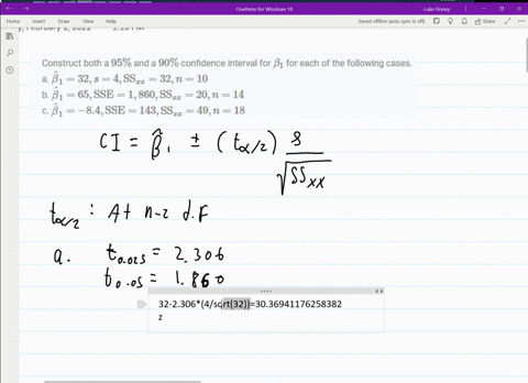 construct-both-a-95-and-a-90-confidence-interval-for-beta_1-for-each-of-the-following-cases-a-hatbet