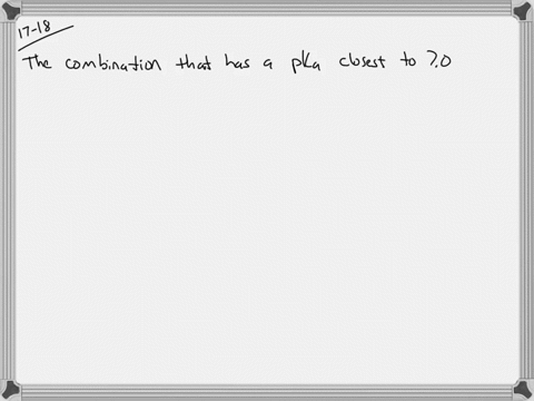 which-of-the-following-combinations-would-be-the-best-to-buffer-the-ph-of-a-solution-at-approximat-6