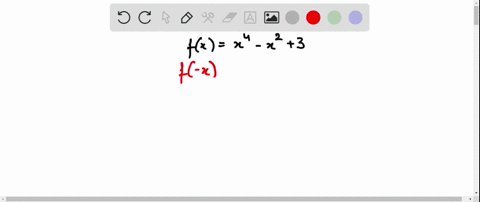 are-the-functions-even-odd-or-neither-fxx4-x23-3