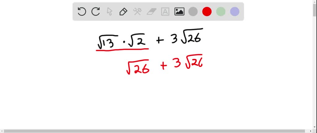HOW DO YOU ADD 2SQRT75 SQRT108 2SQRT75 visual data 5
