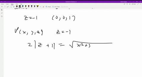 find-an-equation-of-the-surface-consisting-of-all-points-px-y-z-that-are-twice-as-far-from-the-plane