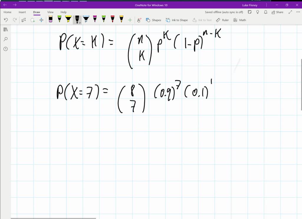 Solved𝐏 1 0 8 Find Px2 If X Is A Binomial Random Variable With N6 And P03 If X Is A 6299