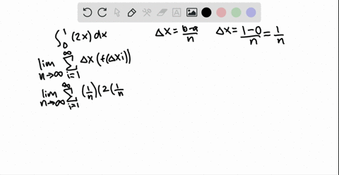 evaluate-the-integral-by-computing-the-limit-of-riemann-sums-int_01-2-x-d-x