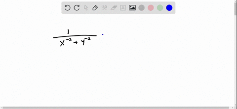 simplify-each-expression-using-only-positive-exponents-in-the-answer-frac1x-2y-2