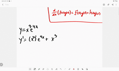 in-problems-1-26-find-the-derivative-of-the-given-function-yx3-e4-x