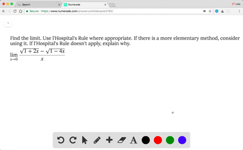 find-the-limit-use-lhospitals-rule-where-appropriate-if-there-is-a-more-elementary-method-conside-18