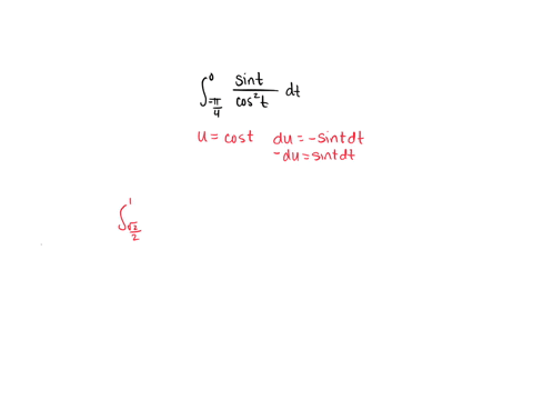 evaluate-the-integral-int_-pi-40-fracsin-tcos-2-t-d-t