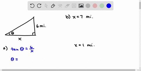 angle-of-elevation-an-airplane-flies-at-an-altitude-of-6-miles-toward-a-point-directly-over-an-obser