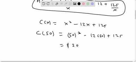 a-company-produces-a-product-for-which-the-marginal-cost-of-producing-x-units-is-modeled-by-d-c-d-x2