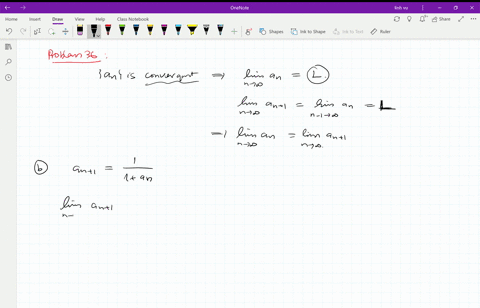 a-if-lefta_nright-is-convergent-show-that-lim-_n-rightarrow-infty-a_n1lim-_n-rightarrow-infty-a_n--2
