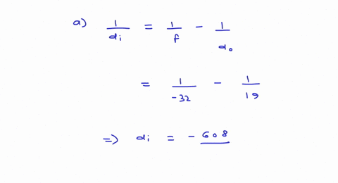 a-diverging-lens-has-a-focal-length-of-32-mathrmcm-an-object-is-placed-19-mathrmcm-in-front-of-this-