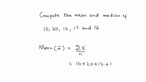 ⏩SOLVED:Consider a sample with data values of 10,20,12,17, and 16 ...