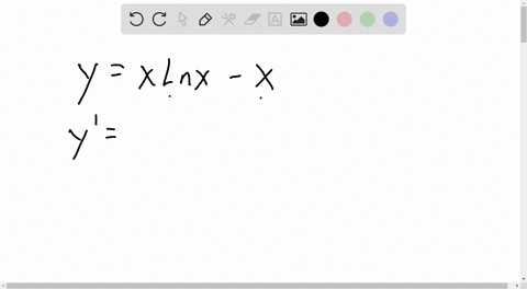 find-the-derivative-of-the-following-functions-yx-ln-x-x