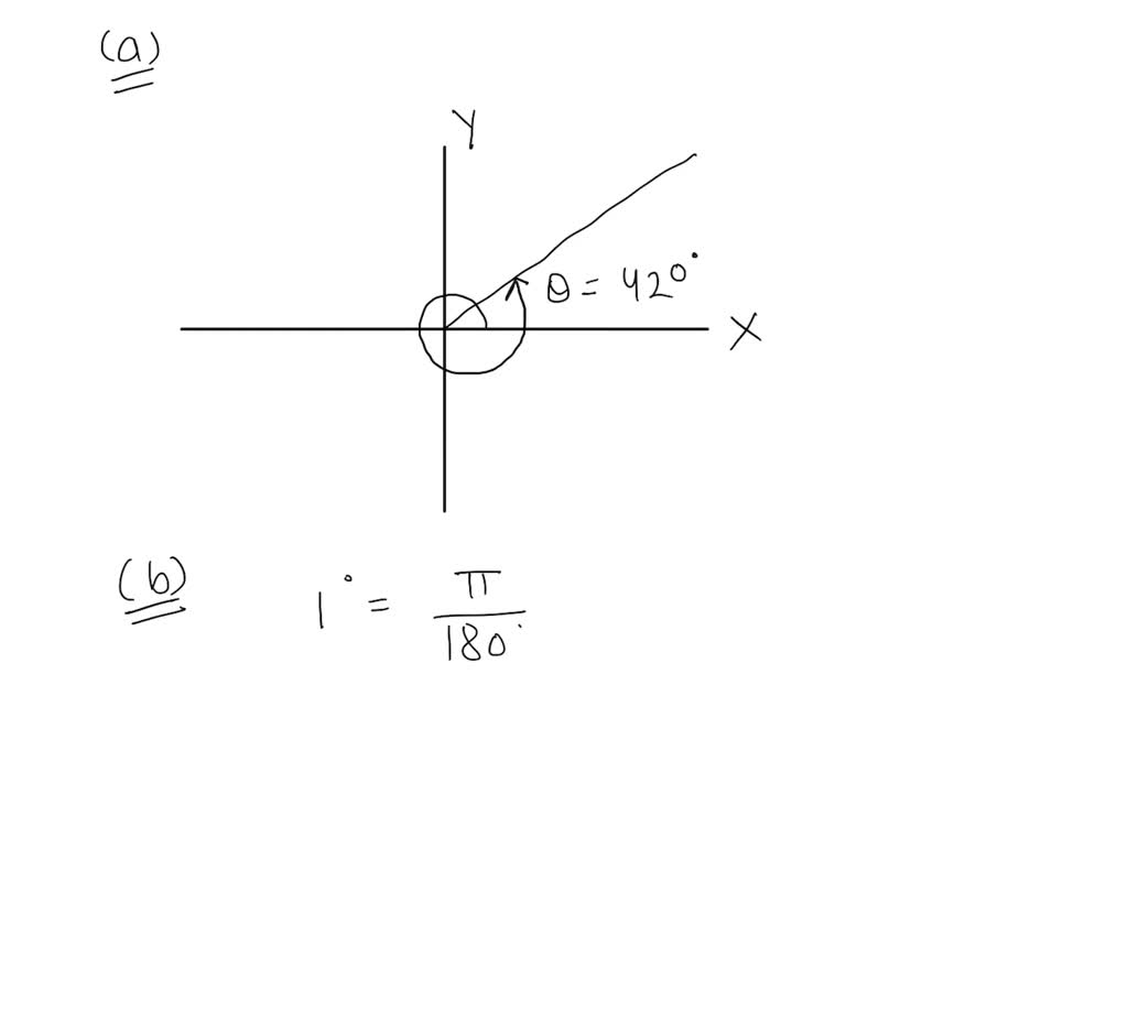SOLVEDFor each of the following angles a. draw the angle in standard