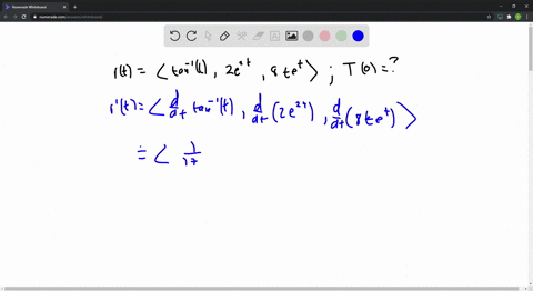 find-the-unit-tangent-vector-tt-at-the-point-with-the-given-value-of-the-parameter-t-rt-langle-tan-1