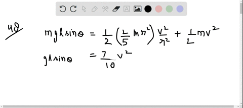 ii-a-sphere-of-radius-200-mathrmcm-and-mass-180-mathrmkg-starts-from-rest-and-rolls-without-slipping