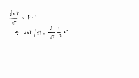 show-that-for-a-single-particle-with-constant-mass-the-equation-of-motion-implies-the-following-diff