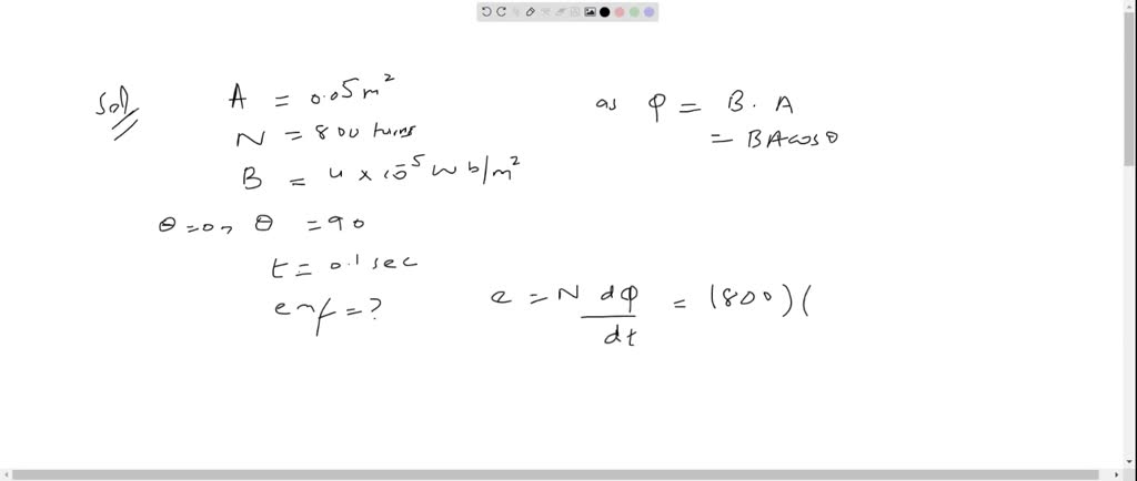 A coil of area 2 m^2 and resistance 4 Ωis placed perpendicular to a ...