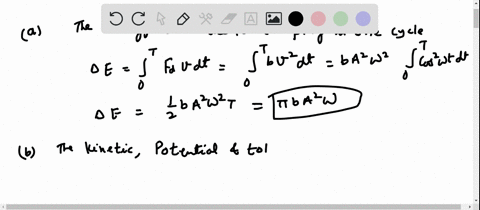 a-a-forced-damped-oscillator-of-mass-m-has-a-displacement-varying-with-time-given-by-xa-sin-omega-t-