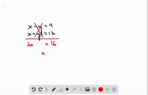 use-linear-combinations-to-solve-the-system-then-check-your-solution-beginarrayl-x-y4-xy12-endarray
