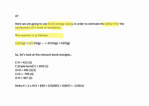 use-bond-energies-to-estimate-delta-h-for-the-combustion-of-1-mole-of-acetylene-mathrmc_2-mathrmh_2g