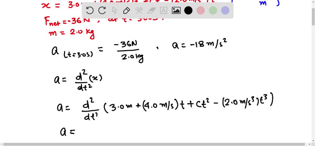 solved-a-2-0-kg-particle-moves-along-an-x-axis-being-propelled-by