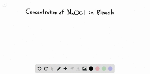 what-is-the-molarity-of-a-bleach-solution-containing-95-mathrmg-of-mathrmnaocl-per-liter-of-bleach