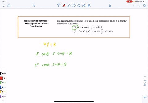 find-a-polar-equation-that-has-the-same-graph-as-the-equation-in-x-and-y-x-y8-2