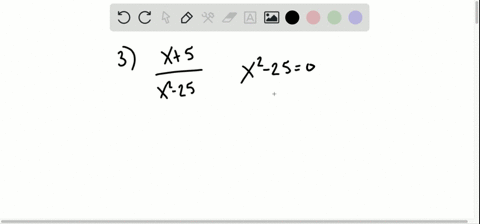 find-all-numbers-that-must-be-excluded-from-the-domain-of-each-rational-expression-fracx5x2-25-7