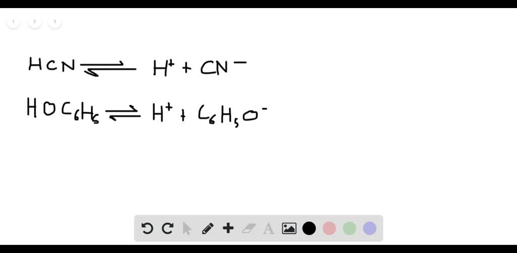 Solved What Are The Major Species Present In 0 250m Solutions Of Each