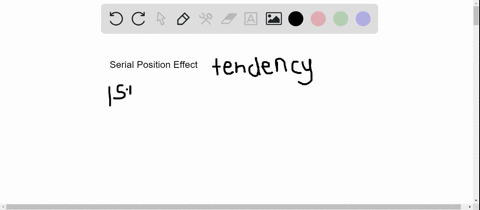 which-of-the-following-illustrates-the-serial-position-effect-a-the-only-name-kensie-remembers-from-