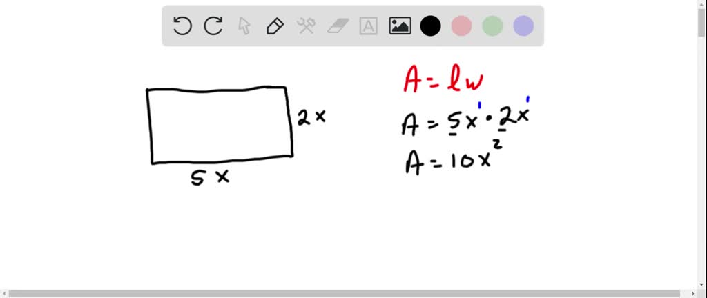 SOLVED:Write expressions for the area and perimeter for each rectangle.