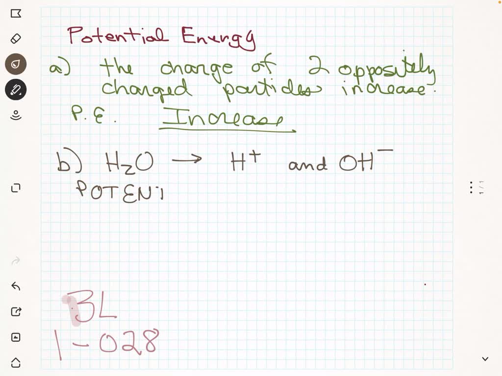 SOLVED For each of the following processes does the potential