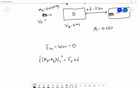 a-120-mathrmg-bullet-is-fired-horizontally-into-a-100-mathrmg-wooden-block-initially-at-rest-on-a-ho