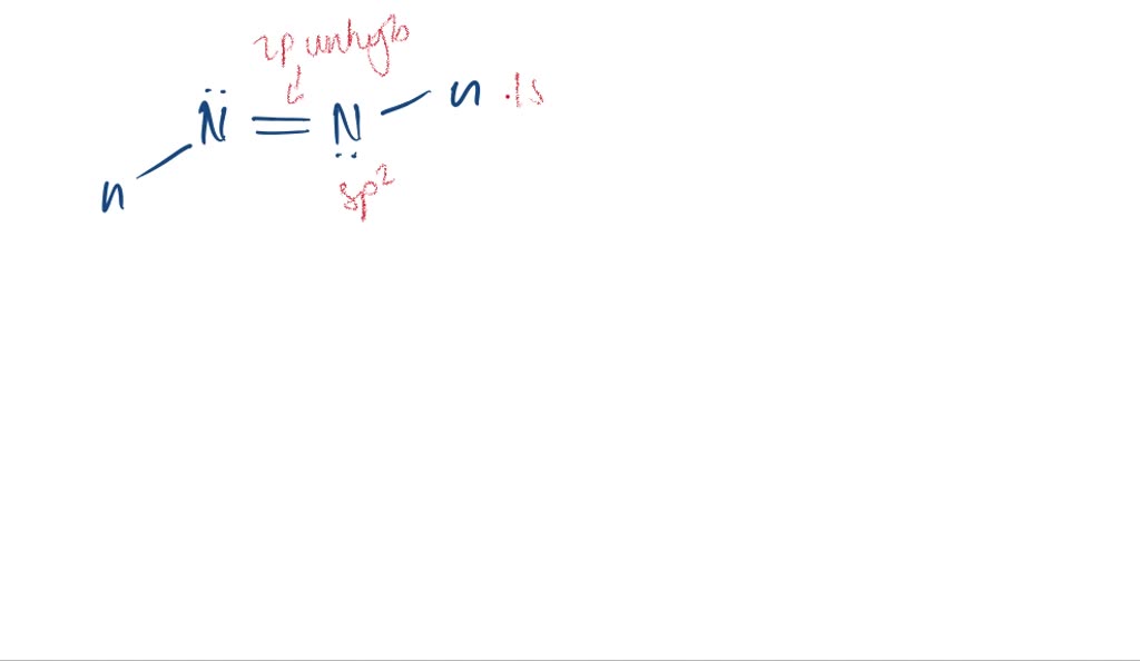 SOLVED:a. The molecule HN=NH exists as a transient species in certain ...