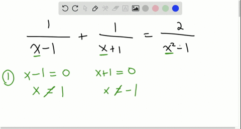 find-all-real-solutions-check-your-results-frac1x-1frac1x1frac2x2-1