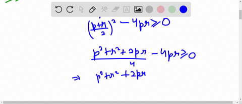 if-p-q-r-are-ve-and-are-in-a-p-the-roots-of-quadratic-equation-p-x2-q-xr0-are-all-real-for-a-leftfra
