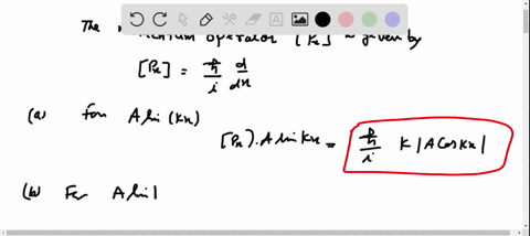 which-of-the-following-functions-are-eigenfunctions-of-the-momentum-operator-p-for-those-that-are-ei